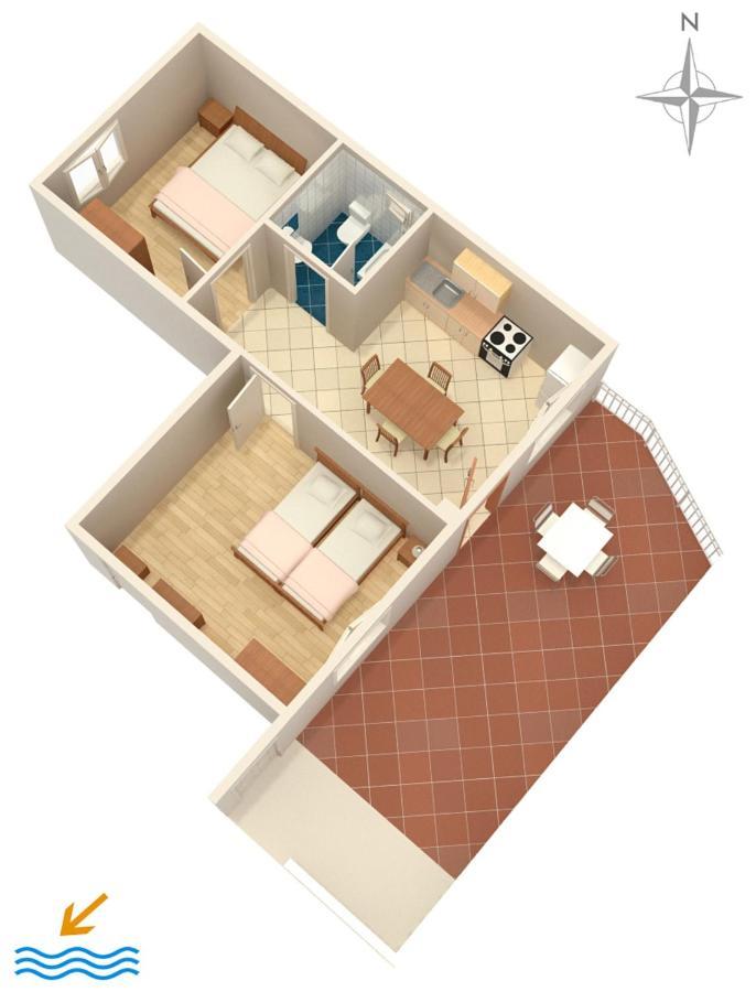 Apartments By The Sea Grebastica, Sibenik - 4207 Exterior foto